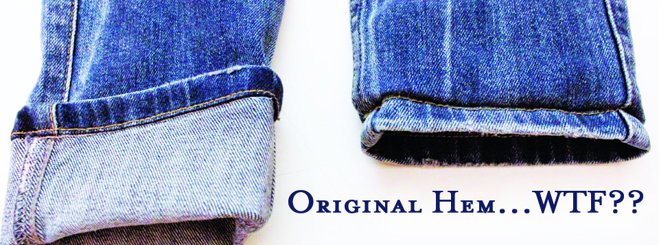 jeans with hem